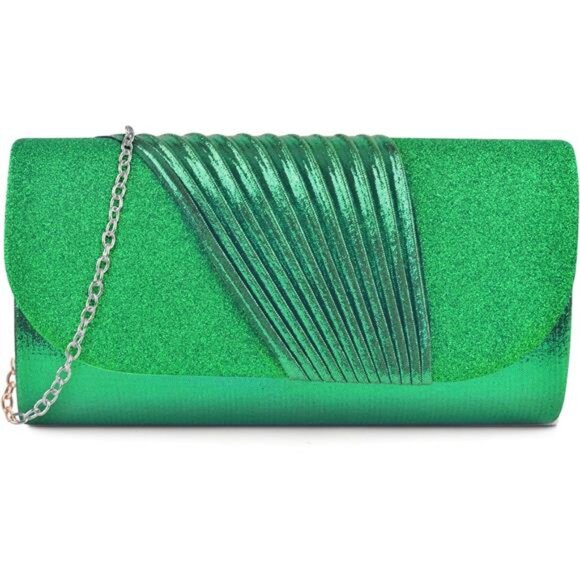 Clutch Purses Evening Handbags Formal Green - Picture 1 of 6